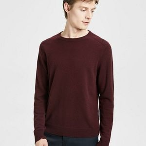 Theory men's cashmere sweater burgundy large